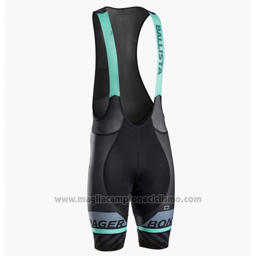 2016 Abbigliamento Ciclismo Trek Bontrager Nero e Grigio Manica Corta e Salopette